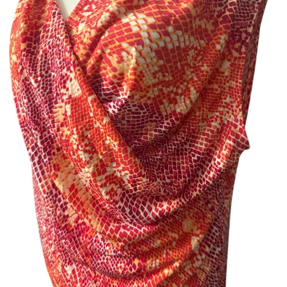 George Women’s sleeveless stretchy faux snake skin midi dress Size XL - Picture 3 of 9